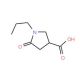 5-Oxo-1-propylpyrrolidine-3-carboxylic acid (CAS 208118-23-4) - chemical structure image