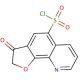 5-oxo-3-oxa-13-azatricyclo[7.4.0.0{2,6}]trideca-1,6,8,10,12-pentaene-8-sulfonyl chloride - chemical structure image