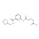 5-Oxo-5-(3-{[(tetrahydro-2-furanylmethyl)amino]-carbonyl}anilino)pentanoic acid - chemical structure image