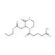 5-Oxo-5-[3-oxo-2-(2-oxo-2-propoxyethyl)-1-piperazinyl]pentanoic acid - chemical structure image