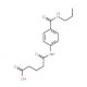 5-Oxo-5-{4-[(propylamino)carbonyl]-anilino}pentanoic acid - chemical structure image