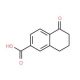 5-Oxo-5,6,7,8-tetrahydronaphthalene-2-carboxylic acid (CAS 3470-46-0) - chemical structure image