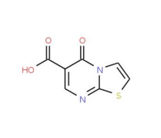 5-oxo-5H-[1,3]thiazolo[3,2-a]pyrimidine-6-carboxylic acid (CAS 51991-94-7) - chemical structure image