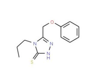 5-(Phenoxymethyl)-4-propyl-4H-1,2,4-triazole-3-thiol - chemical structure image