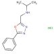 [(5-phenyl-1,3,4-oxadiazol-2-yl)methyl](propan-2-yl)amine hydrochloride - chemical structure image