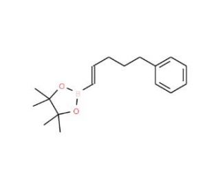 5-Phenyl-1-pentenylboronic acid pinacol ester (CAS 154820-97-0) - chemical structure image
