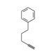 5-Phenyl-1-pentyne (CAS 1823-14-9) - chemical structure image
