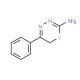 5-phenyl-6H-1,3,4-thiadiazin-2-amine (CAS 58954-39-5) - chemical structure image
