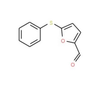 5-(Phenylsulfanyl)-2-furaldehyde (CAS 39689-03-7) - chemical structure image