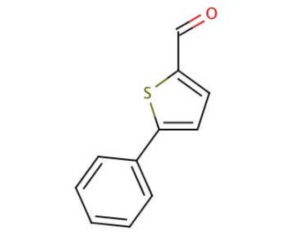 5-Phenylthiophene-2-carboxaldehyde (CAS 19163-21-4) - chemical structure image