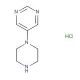 5-(Piperazin-1-yl)pyrimidine hydrochloride (CAS 1429056-39-2) - chemical structure image