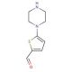 5-piperazin-1-ylthiophene-2-carbaldehyde - chemical structure image