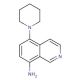 5-piperidin-1-ylisoquinolin-8-amine - chemical structure image