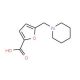 5-Piperidin-1-ylmethyl-furan-2-carboxylic acid (CAS 301353-36-6) - chemical structure image