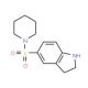 5-(piperidin-1-ylsulfonyl)indoline (CAS 874593-99-4) - chemical structure image