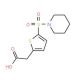 [5-(Piperidine-1-sulfonyl)-thiophen-2-yl]-acetic acid - chemical structure image