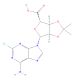 5′-Carboxy-2-chloro-2′-3′-O-isopropylideneadenosine (CAS 72209-20-2) - chemical structure image