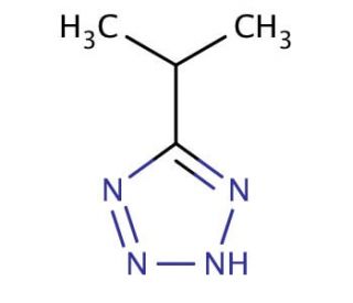 5-(propan-2-yl)-1H-1,2,3,4-tetrazole (CAS 6280-28-0) - chemical structure image