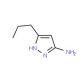 5-Propyl-1H-pyrazol-3-ylamine (CAS 126748-58-1) - chemical structure image