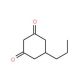 5-Propylcyclohexane-1,3-dione (CAS 57641-89-1) - chemical structure image