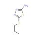 5-(propylthio)-1,3,4-thiadiazol-2-amine (CAS 30062-49-8) - chemical structure image