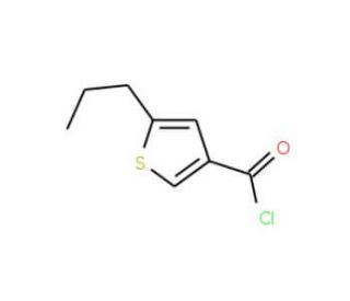 5-propylthiophene-3-carbonyl chloride - chemical structure image