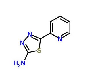5-(pyridin-2-yl)-1,3,4-thiadiazol-2-amine - chemical structure image