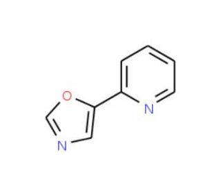 5-(Pyridin-2-yl)-1,3-oxazole (CAS 70380-73-3) - chemical structure image