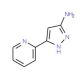 5-Pyridin-2-yl-2H-pyrazol-3-ylamine (CAS 92352-29-9) - chemical structure image