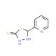 5-(Pyridin-2-yl)-4,5-dihydro-1,3,4-thiadiazole-2-thiol (CAS 5757-43-7) - chemical structure image