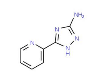 5-(pyridin-2-yl)-4H-1,2,4-triazol-3-amine (CAS 83417-23-6) - chemical structure image