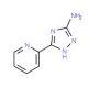 5-(pyridin-2-yl)-4H-1,2,4-triazol-3-amine (CAS 83417-23-6) - chemical structure image