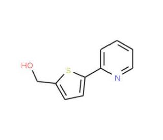 [5-(Pyridin-2-yl)thien-2-yl]methanol (CAS 197899-76-6) - chemical structure image