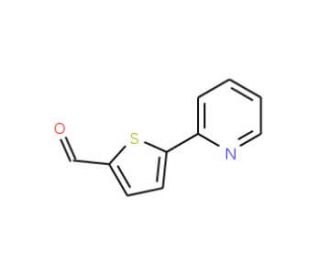 5-(Pyridin-2-yl)thiophene-2-carboxaldehyde (CAS 132706-12-8) - chemical structure image