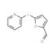 5-(Pyridin-2-ylsulfanyl)-furan-2-carbaldehyde (CAS 709635-68-7) - chemical structure image