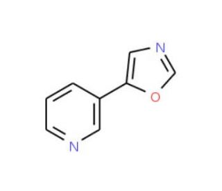 5-(Pyridin-3-yl)-1,3-oxazole (CAS 70380-74-4) - chemical structure image