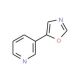 5-(Pyridin-3-yl)-1,3-oxazole (CAS 70380-74-4) - chemical structure image