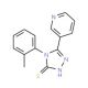 5-Pyridin-3-yl-4-o-tolyl-4H-[1,2,4]triazole-3-thiol - chemical structure image