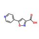 5-(pyridin-4-yl)-1,2-oxazole-3-carboxylic acid - chemical structure image
