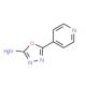 5-pyridin-4-yl-1,3,4-oxadiazol-2-amine (CAS 704-56-3) - chemical structure image