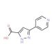 5-Pyridin-4-yl-1H-pyrazole-3-carboxylic acid (CAS 197775-45-4) - chemical structure image
