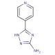 5-(pyridin-4-yl)-4H-1,2,4-triazol-3-amine (CAS 3652-17-3) - chemical structure image