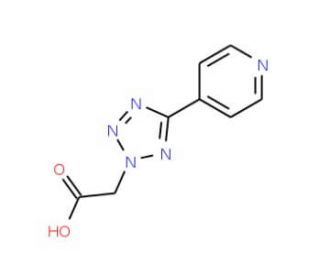 (5-Pyridin-4-yl-tetrazol-2-yl)-acetic acid - chemical structure image