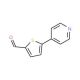 5-Pyridin-4-ylthiophene-2-carboxaldehyde (CAS 129770-69-0) - chemical structure image