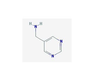 5-Pyrimidinemethanamine (CAS 25198-95-2) - chemical structure image