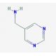 5-Pyrimidinemethanamine 的分子结构, CAS编号: 25198-95-2 5-Pyrimidinemethanamine (CAS 25198-95-2) - chemical structure image
