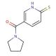 5-(pyrrolidin-1-ylcarbonyl)pyridine-2-thiol - chemical structure image