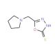 5-(pyrrolidin-1-ylmethyl)-1,3,4-oxadiazole-2-thiol - chemical structure image