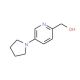 (5-Pyrrolidin-1-ylpyridin-2-yl)methanol (CAS 930110-98-8) - chemical structure image