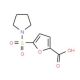 5-(pyrrolidin-1-ylsulfonyl)-2-furoic acid - chemical structure image